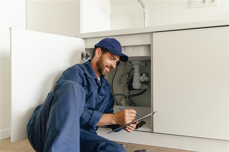 Residential plumber providing service in a Port Hueneme home